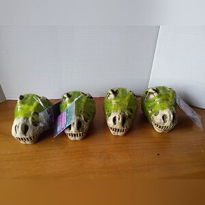 4 Grossmos Gross-A-Saurus Series 1 Dino Surprise Pack Mystery Dinosaur + Slime !